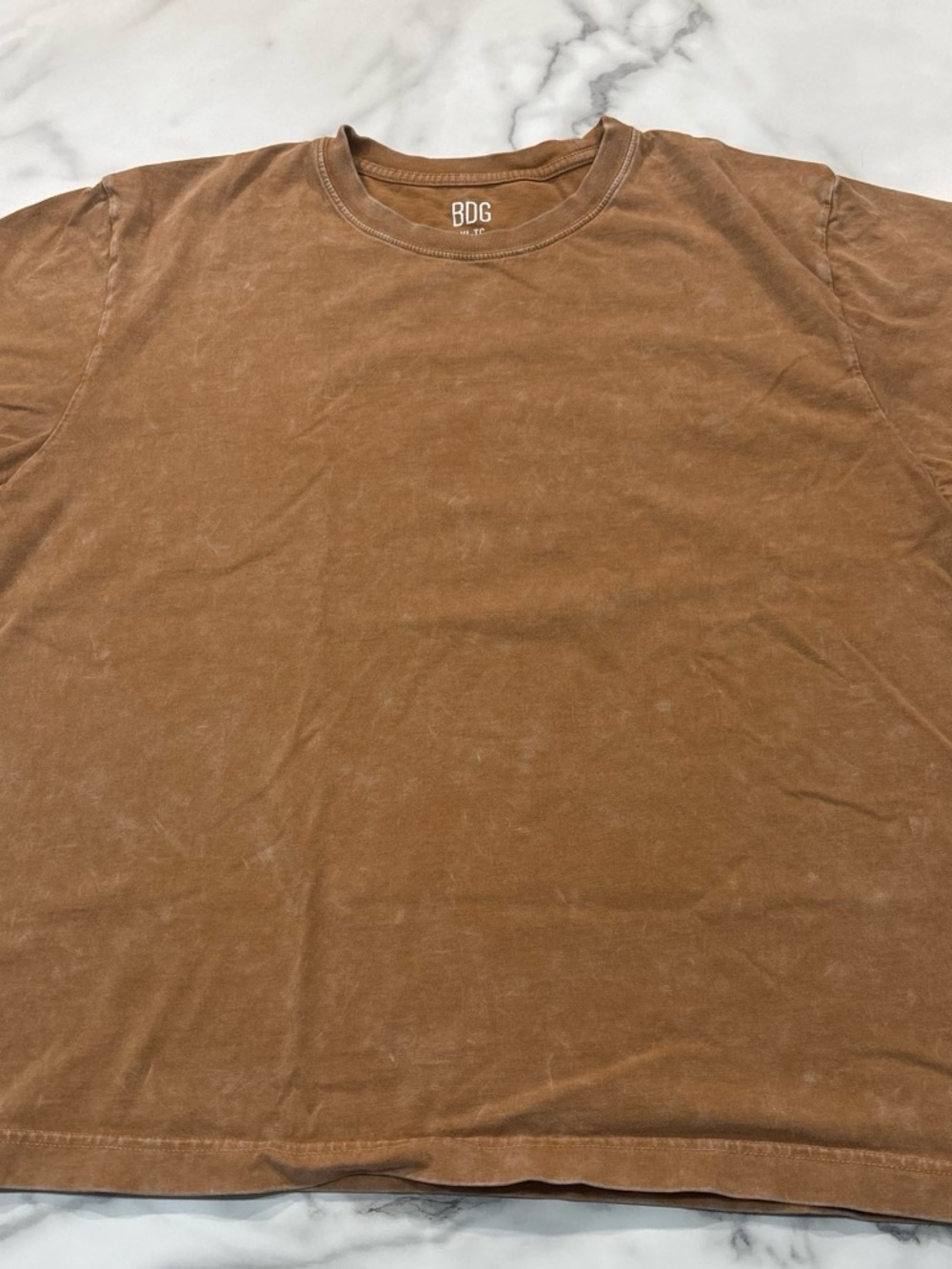 BDG Short-Sleeve Crewneck T-Shirt in Warm Brown